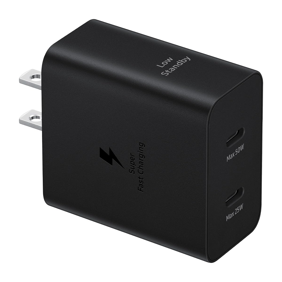 Adaptador de Corriente USB-C 50W Samsung Blanco con Cable USB-C 1.8m