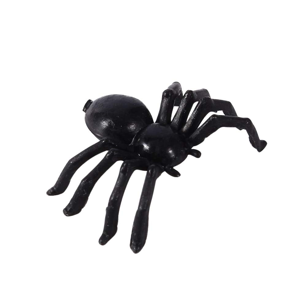 Insectos de Juguete Araña Gigante Halloween 50pcs 2cm para Fiestas Decorativas