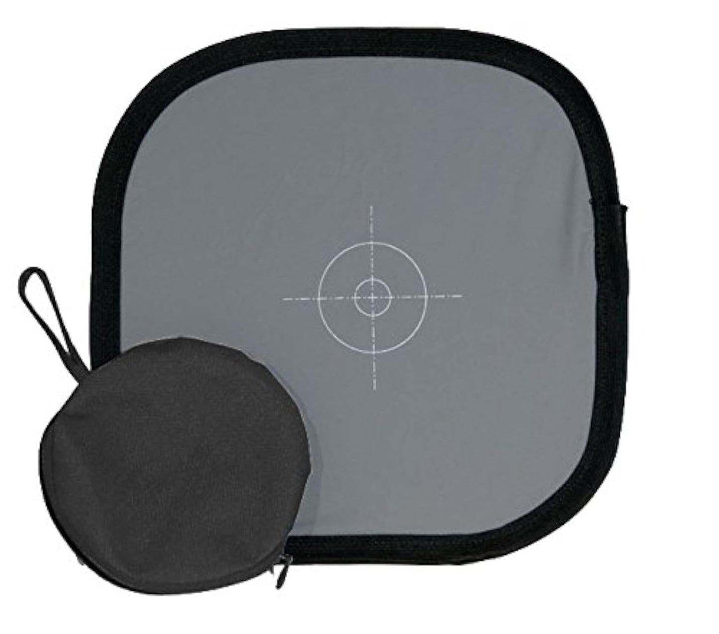 Vidpro WB-24 - Disco de equilibrio blanco de doble cara, 18 % gris frontal y reflector de 60 cm