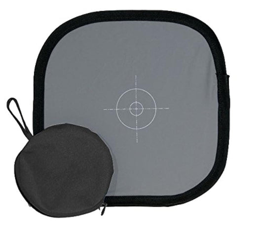 Vidpro WB-24 - Disco de equilibrio blanco de doble cara, 18 % gris frontal y reflector de 60 cm