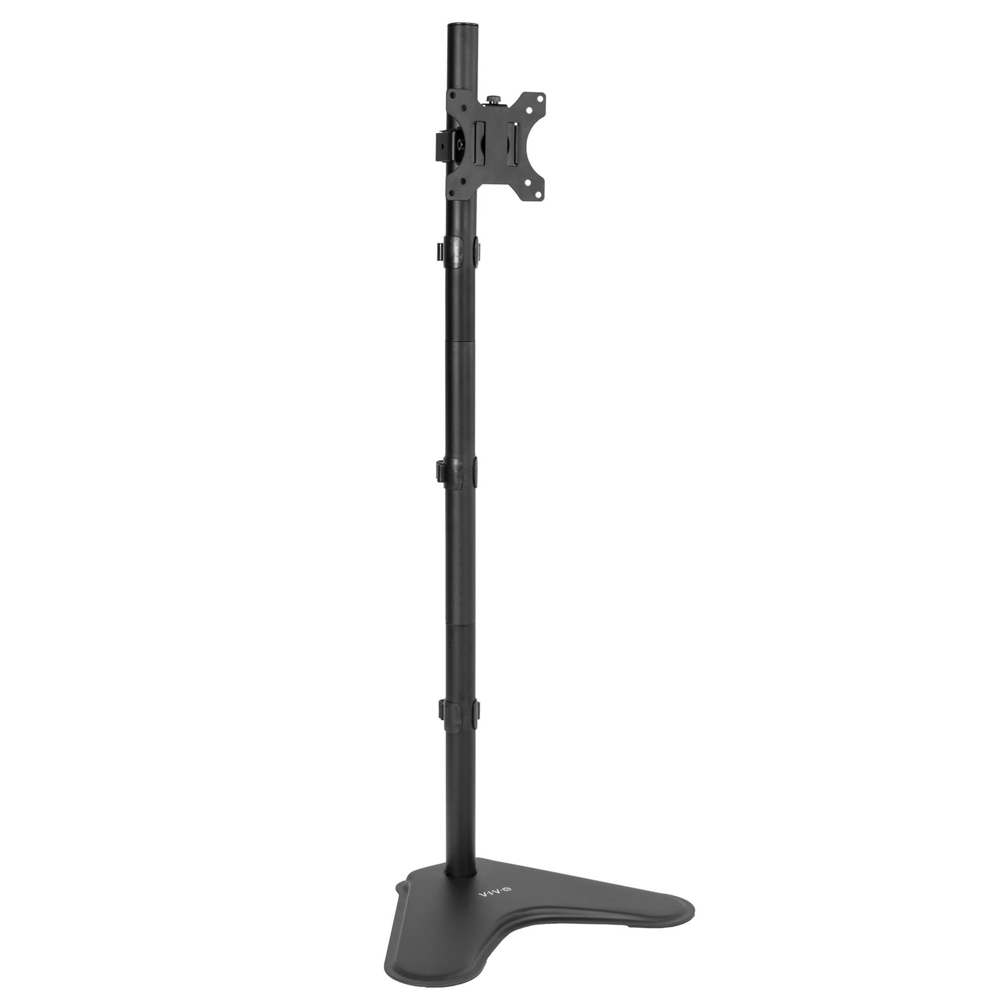 Soporte de Monitor VIVO Negro Ajustable Extra Alto para Escritorio 1 Pantalla hasta 27 Pulgadas