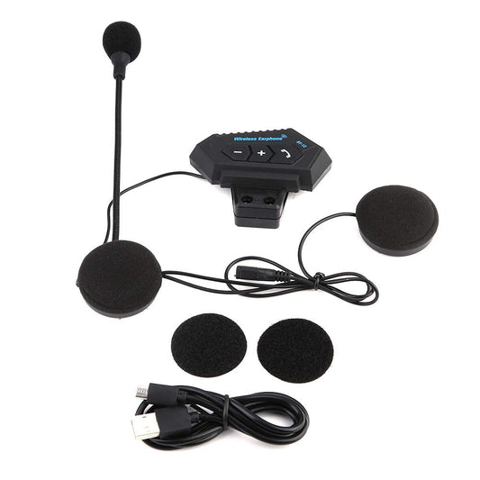 KIMISS Helmet Headphone, 1 par de Casco de Motocicleta BT Headset Auriculares Altavoces Soporte para Llamadas Manos Libres, Mensaje de Voz, Calidad de Sonido Genial