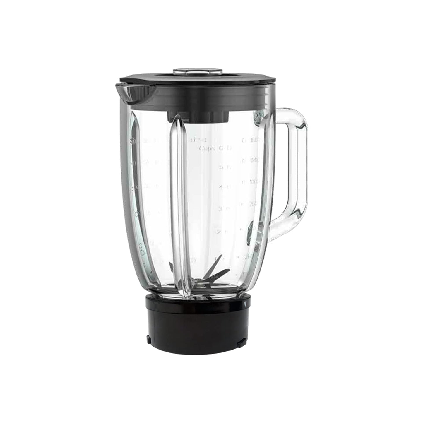 BOGNER Vaso Vidrio templado 1.75 litros C/aspas y tapa compatible con licuadora BSB01A