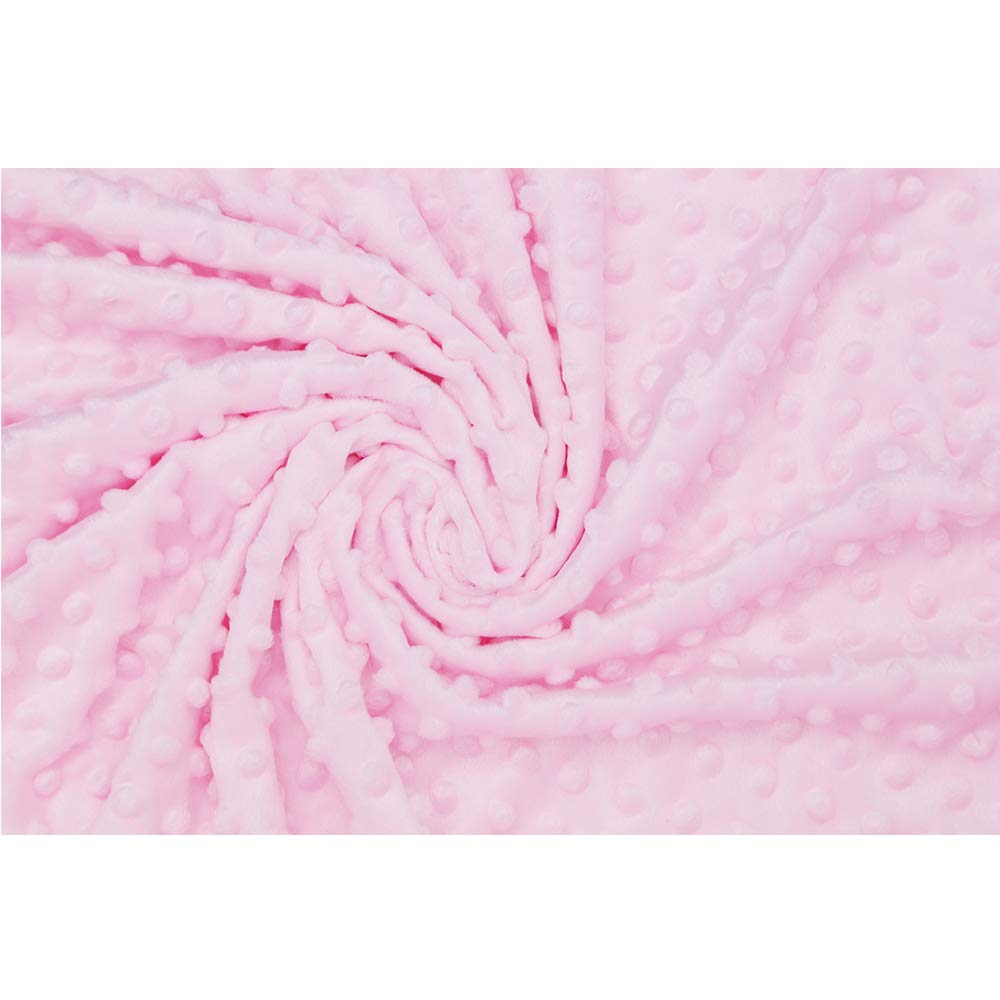Annlaite - Manta unisex para bebé, suave para bebé, manta de forro polar Sherpa de 30 x 40 pulgadas, color rosa