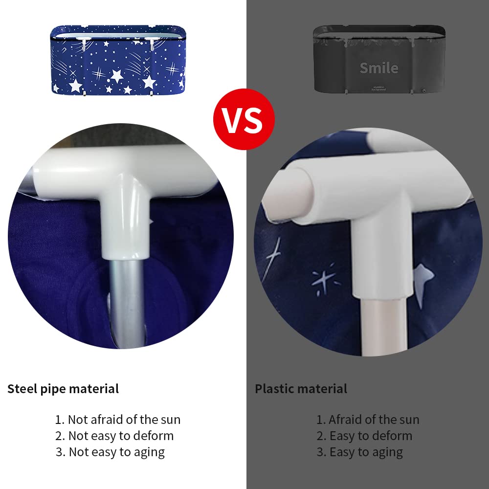 Tina Plegable Portátil XL Blue Sky con Espuma Térmica para Mantener Temperatura