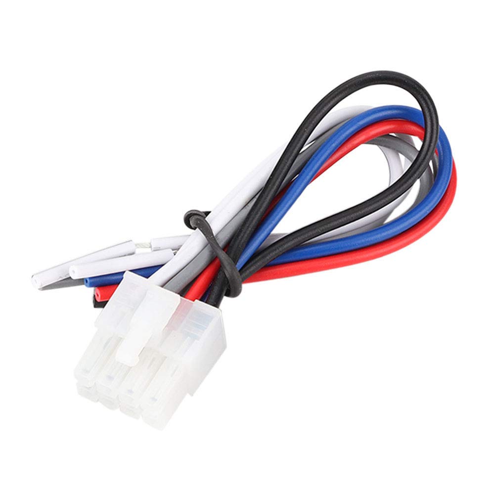 Convertidor de Audio Acouto Negro para Coche estéreo con Adaptador de Nivel de Altavoz para subwoofer y Reproductor de CD