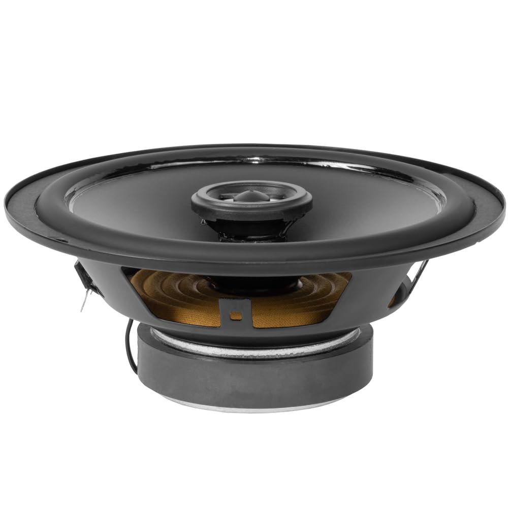 Altavoces Coaxiales NVX ESP65 de 6.5 Pulgadas Negro con Tweeters de Cúpula PEI