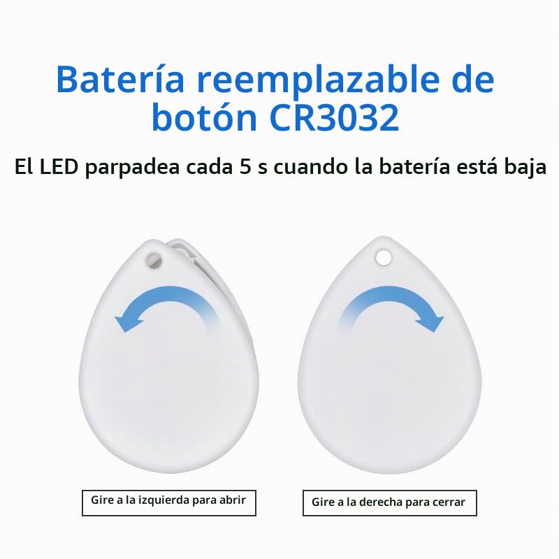 Etiqueta de Localización Inteligente Feasycom Azul Resistente al Agua TLM Eddystone BLE iBeacon con Batería Reemplazable