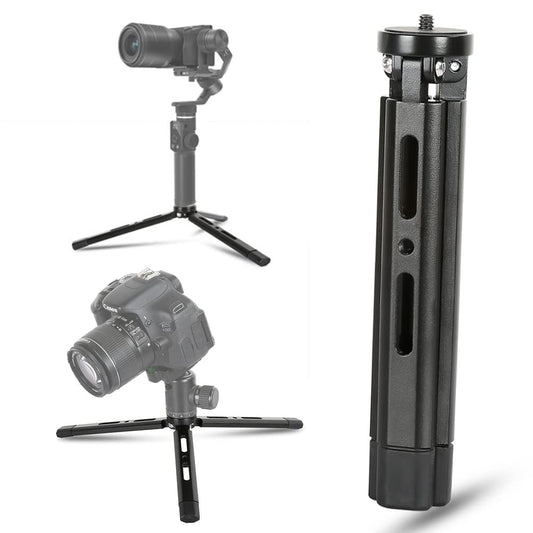 Keslom EaxanPic Aluminum Mini Tripod, Desktop Tabletop Stand Tripod for Zhiyun Smooth Q/4, Crane Plus/2,Weebill s, Ronin S/SC/RS2/RSC2, Osmo Mobile,Gimbal Handle Grip Stabilizer Tripod