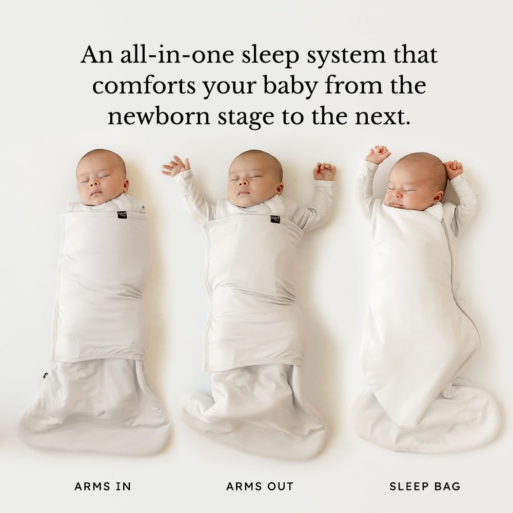 KYTE BABY - Bolsa de dormir unisex de rayón hecha de bambú para bebés, 1.0 tog, Avena, X-Small