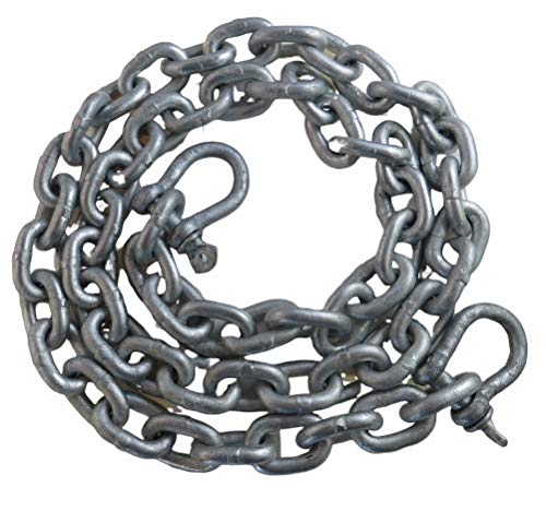 Molinete galvanizado US 1/4" x 4' ISO G4 Cadena de anclaje HDG con grilletes galvanizados