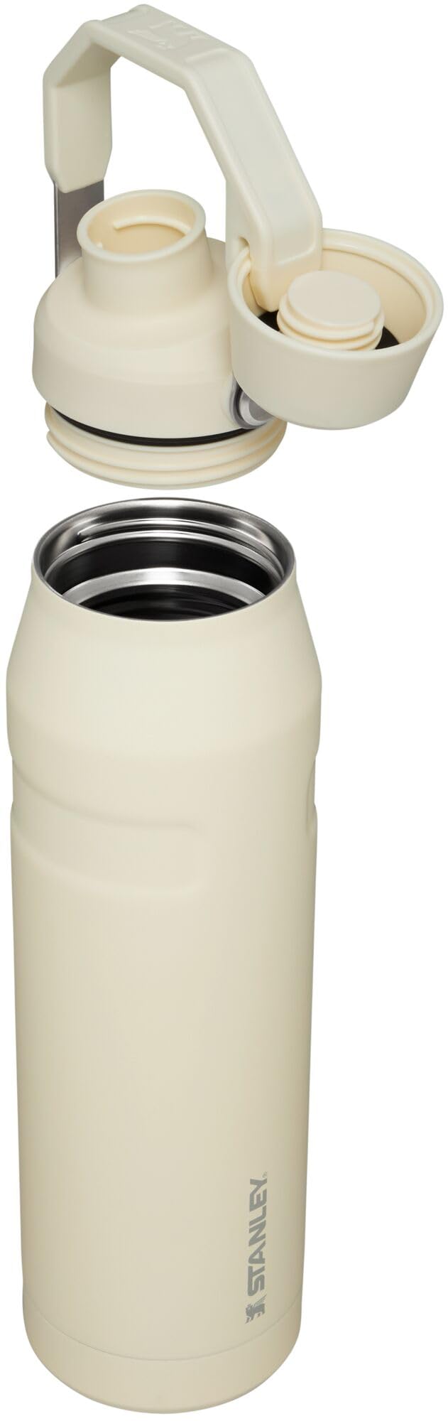 Botella Stanley AeroLight IceFlow 36 Onzas Crema Brillo Flujo Rápido