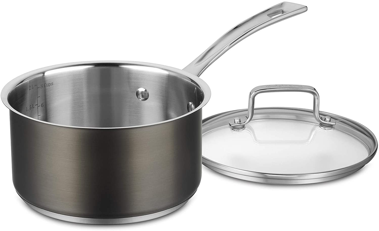 Bateria De Cocina 11 Pzs De Acero Inoxidable Negro Cuisinart
