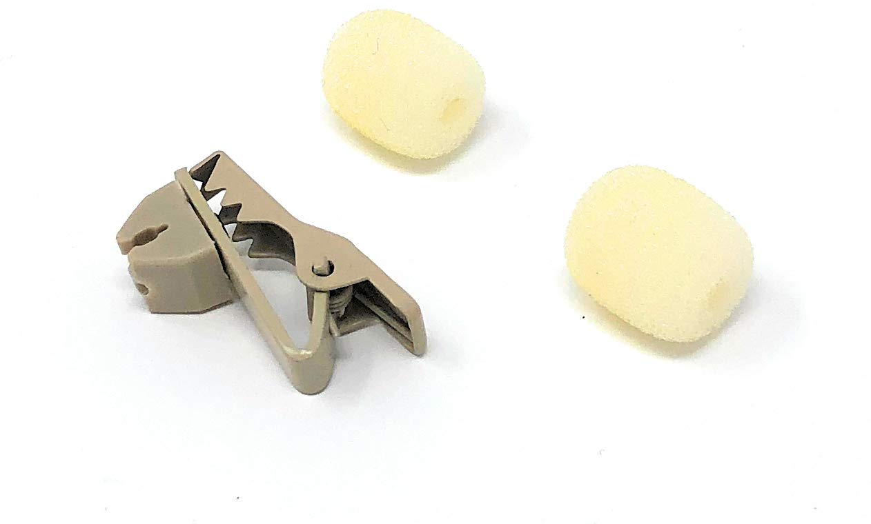 Micrófono de Solapa J&P Beige Mini XLR TA4F para Shure inalámbrico