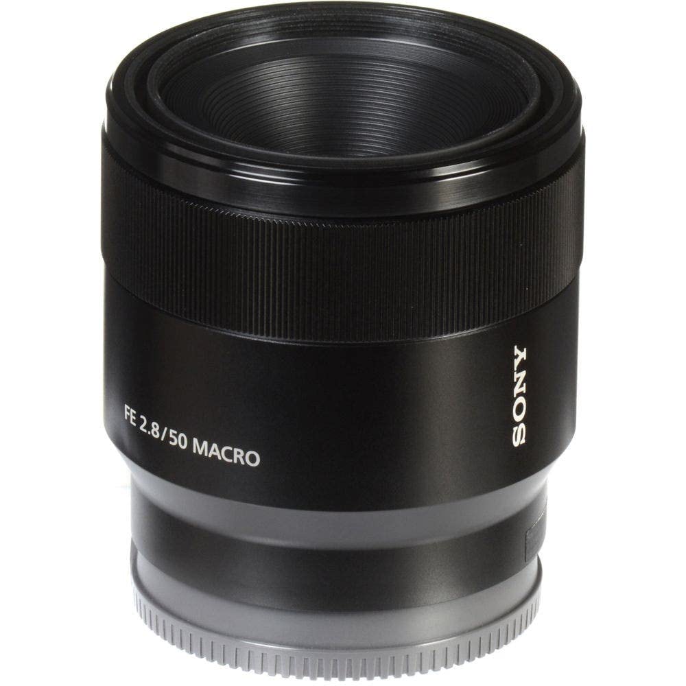 Sony Lente Macro Fijo 50mm F2.8 Montura E Full Frame - FE con Estabilizador Steady Shot óptico (OSS) SEL50M28