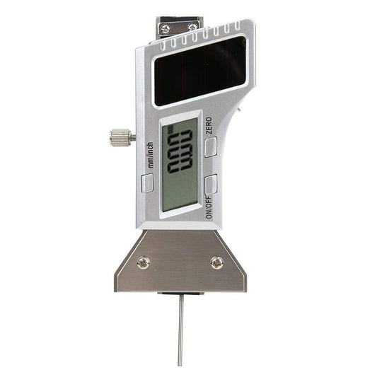 Medidor de Profundidad de Llanta Digital Electrónico Acero Inoxidable Herramienta Industrial para Hardware de Medición (0-25mm)