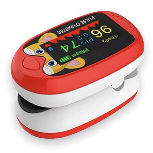 KOOLMARK Oxímetro Infantil Monitor Digital de Oxigenación (Rojo), 1.0 unidad
