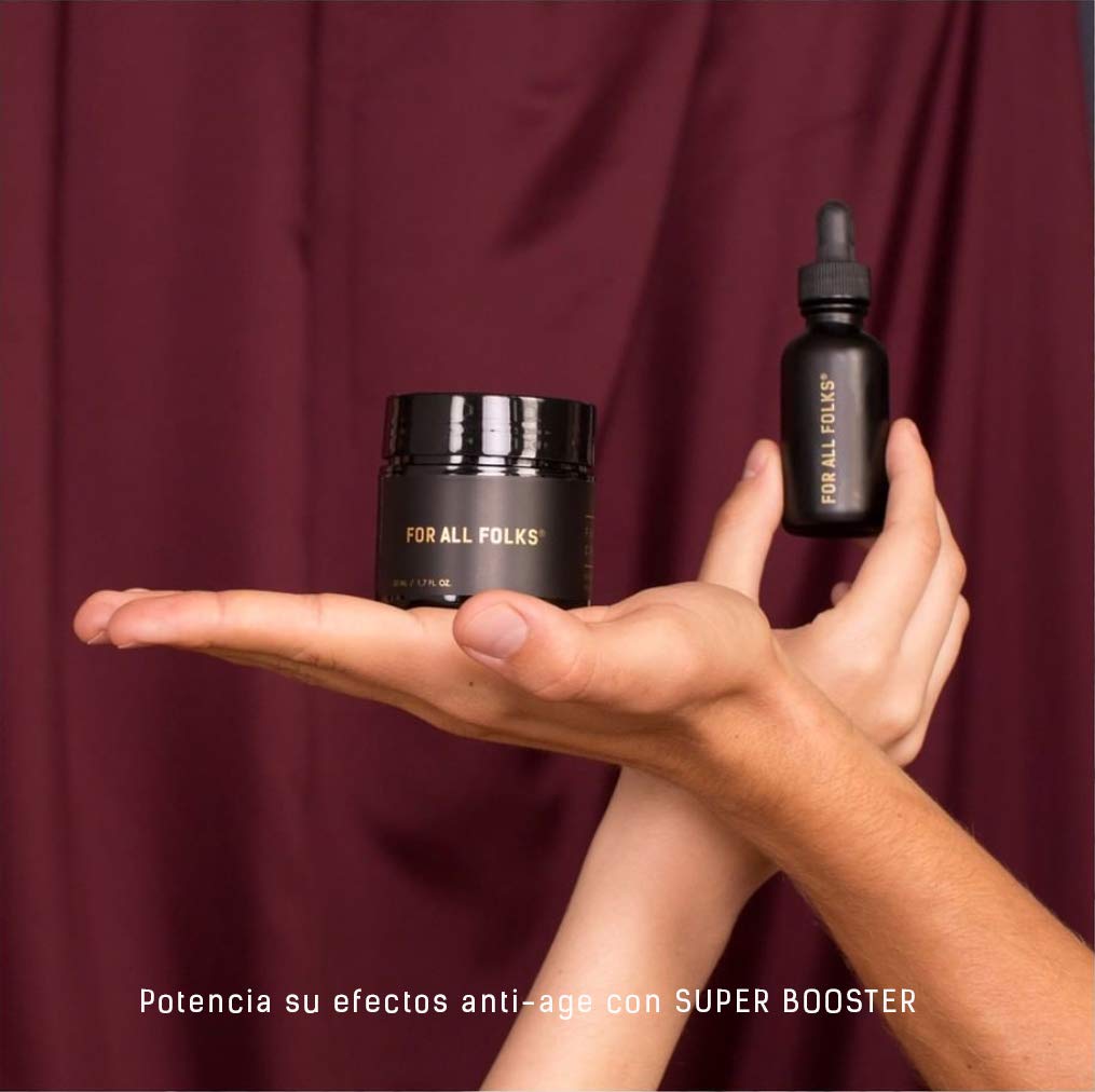 Crema Facial de Caléndula 100% natural para cuidado de la piel de For All Folks. 50ml Para hidratar, proteger y mantener joven la piel.