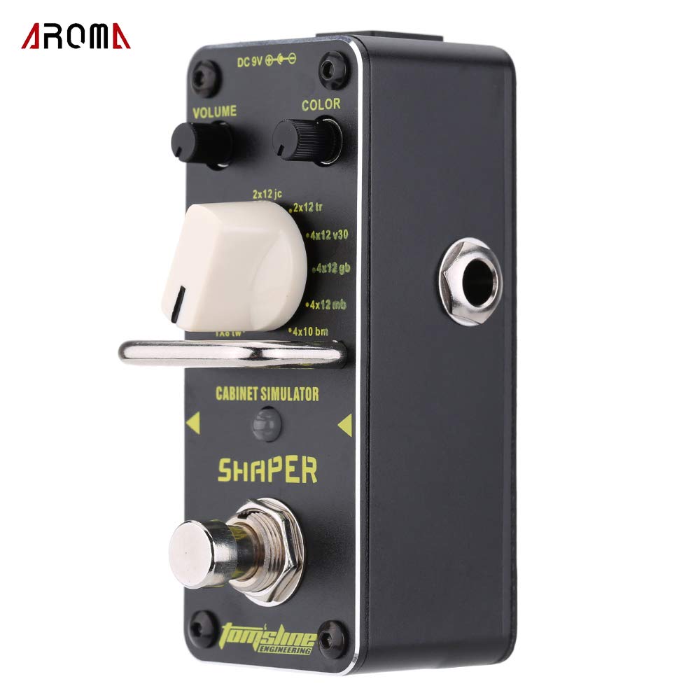 ASR-3 Shaper Cabinet Simulator Mini Pedal de Efecto de uitarra eléctrica Individual con True Bypass