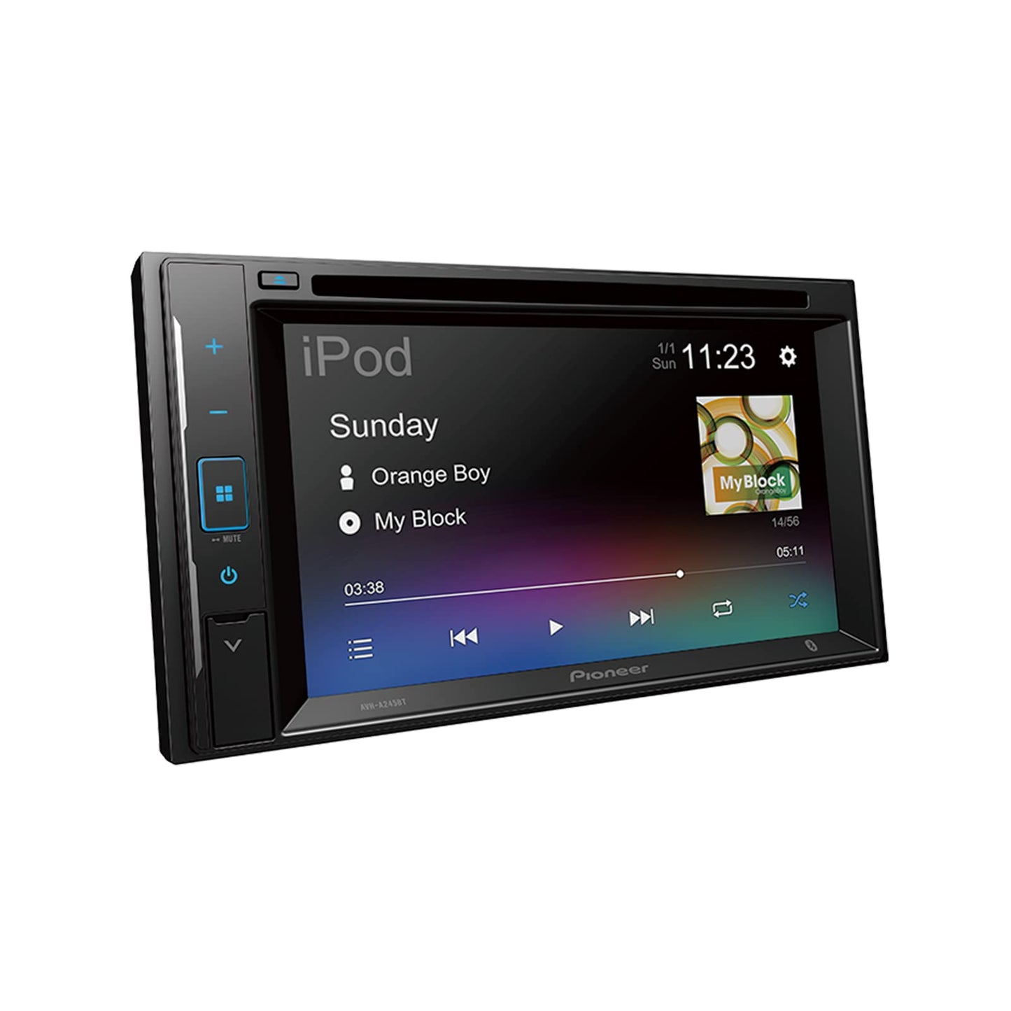 Pioneer Reproductor 6.2" Multimedia Web Link 2 DIN Marca, AVH-A245BT