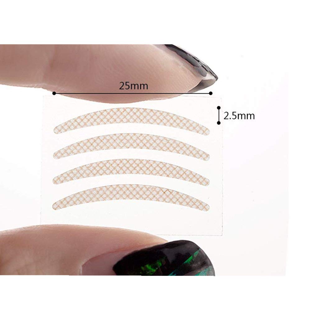 Cinta Adhesiva de Fibra Invisible AISIBO Tez Natural Adhesiva e Impermeable con Tenedor en Y 300 Pares
