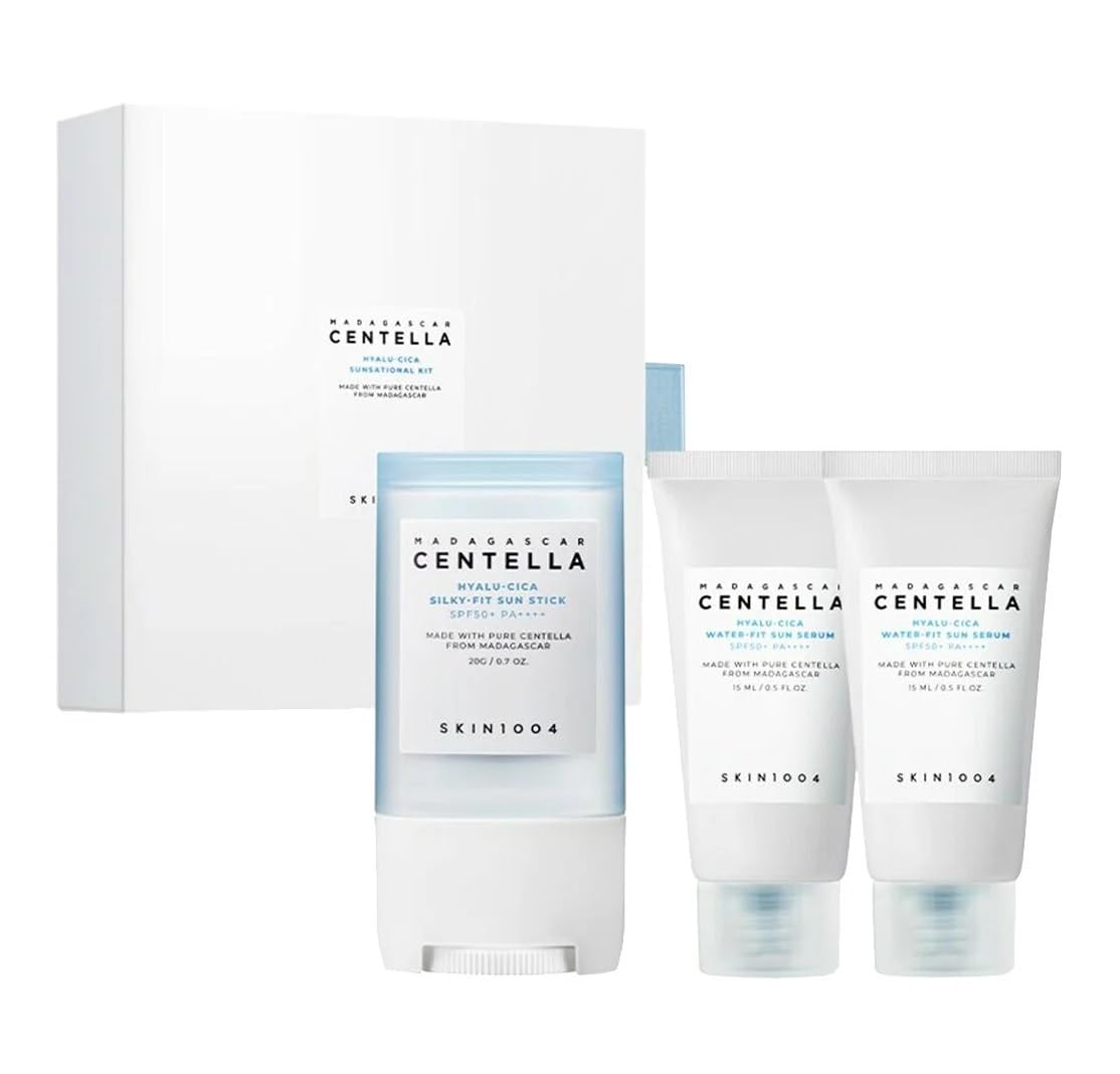 Kit Solar SKIN1004 Madagascar Centella Hyalu-Cica 3 Piezas