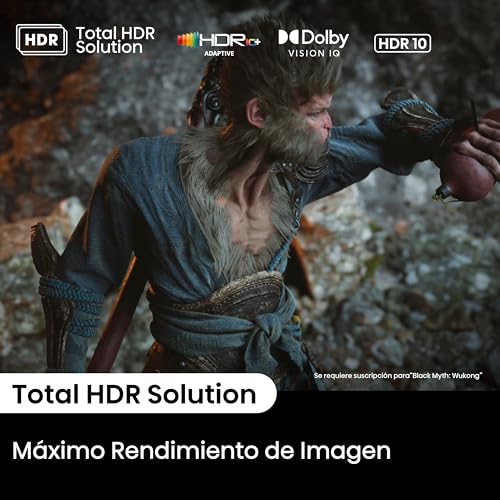 Hisense Television QD7N Pantalla 100 Pulgadas,QLED Smart Google TV UHD 4K,Control Remoto por Voz con Alexa,Dolby Vision Atmos, Modo de Juego Pro de 144 Hz, AMD Freesync Premium Pro,Total HDR Solution