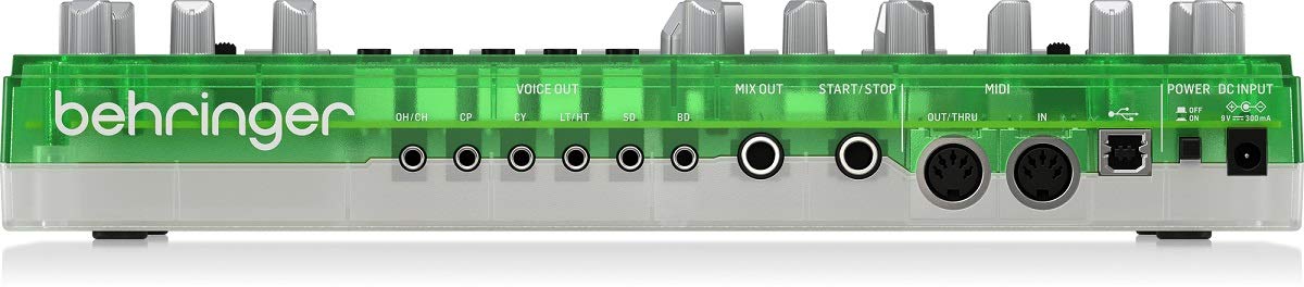 Behringer RD-6-LM Máquina de tambor analógica - Lima translúcida