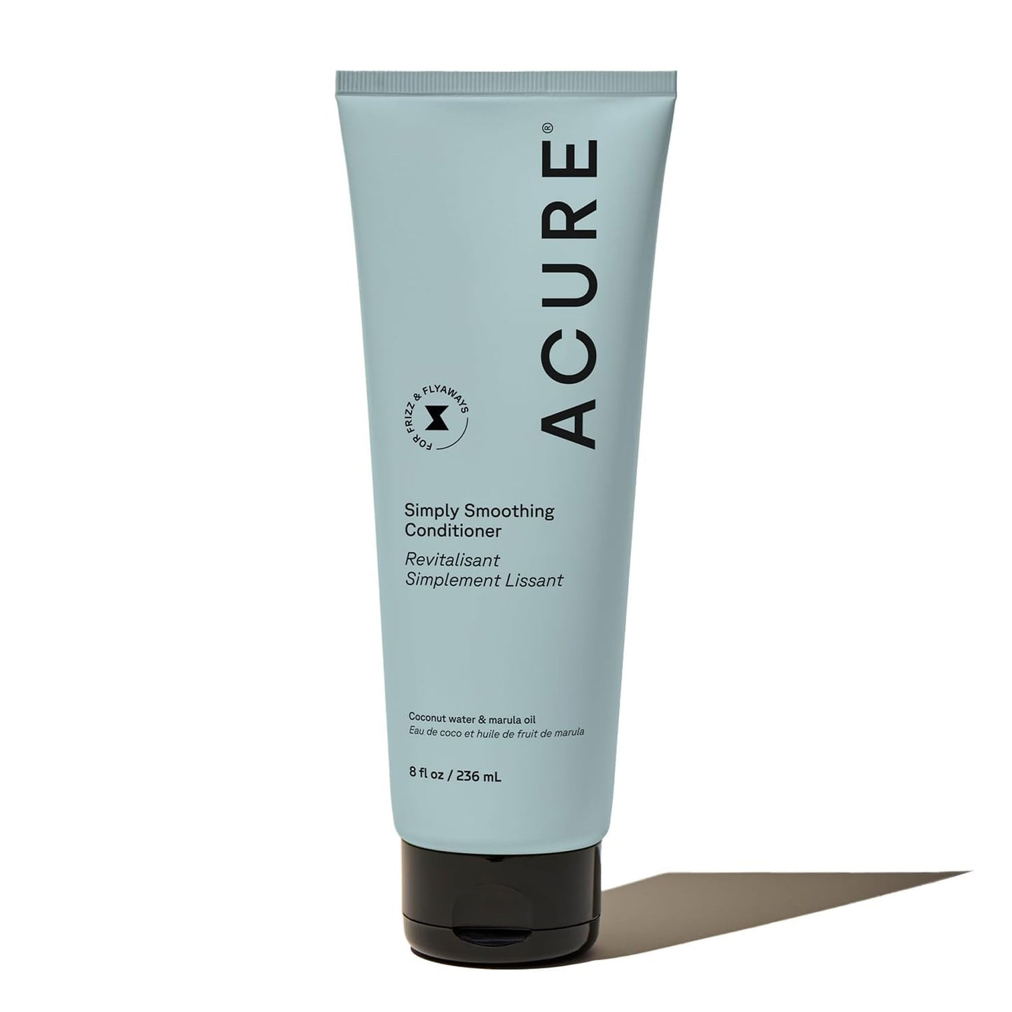 Acure | Acondicionador nutritivo que aplaca el frizz, los cabellos sueltos y aporta brillo | Sin parabenos, 236 ml