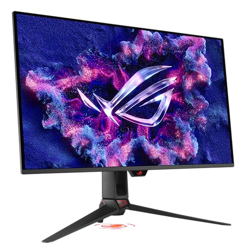 ASUS ROG Swift Monitor para juegos OLED 4K de 32 pulgadas (PG32UCDMR): 4K (3840 x 2160), QD-OLED, 240Hz, 0.03ms, compatible con G-SYNC, 99% DCI-P3, USB-C 90W, DisplayWidget, DisplayPort 2.1, garantía