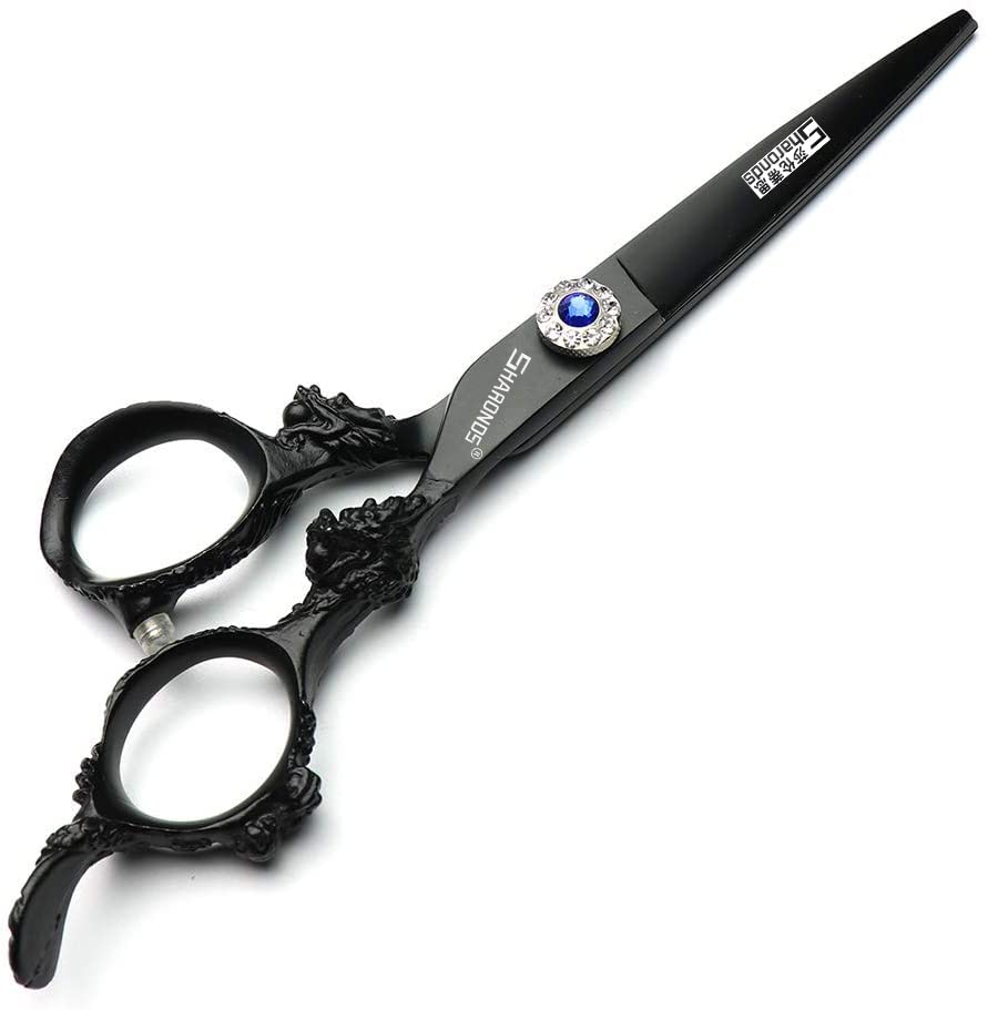 Tijeras de peluquería profesionales, tijeras japonesas para el cabello, tijeras de corte de peluquería y tijeras de corte(6-inch cutting-D)