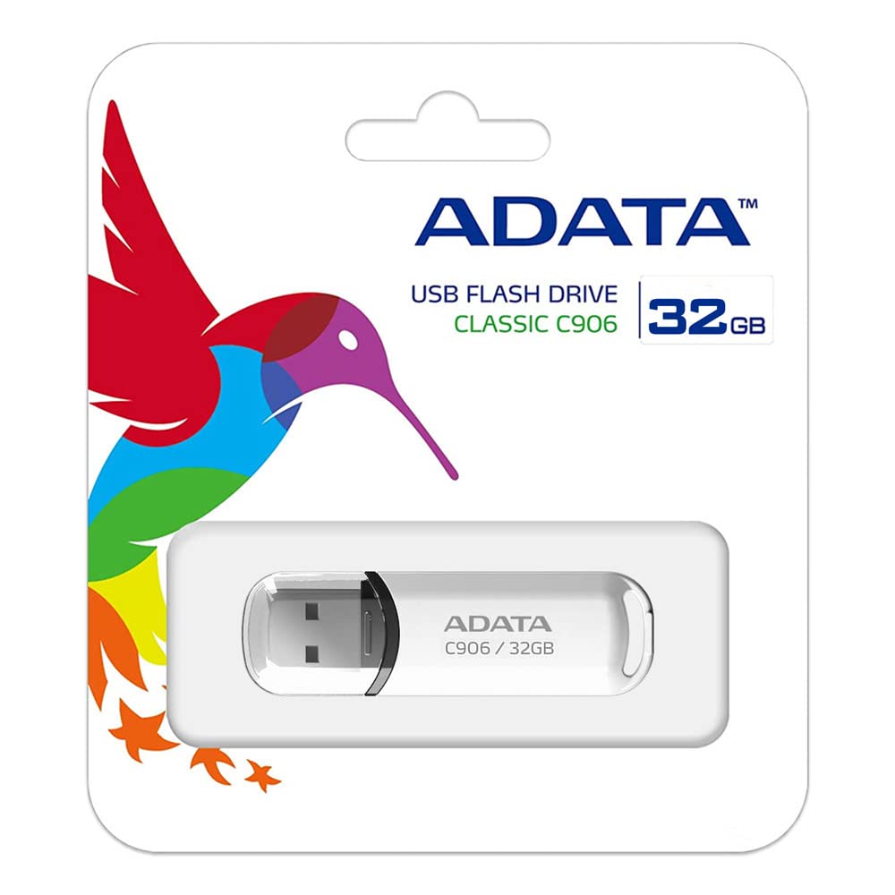Kit de 20 USB 32GB C906 Blanco Alta Velocidad con Bordes Redondeados y Acabado Brillante