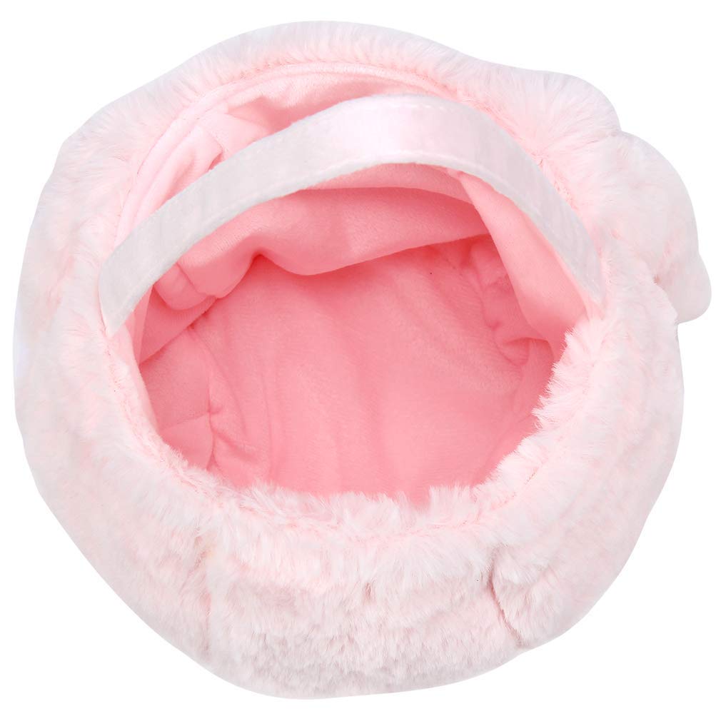 PKONEWNO Cesta de caza de huevos de Pascua, canasta de conejo de Pascua, cubos de Pascua largos para niños, niñas y bebés, Rosado, 8.26in/21cm*7.87in/20cm