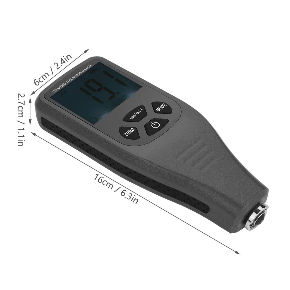 Medidor de Espesor de Recubrimiento RZ240 LCD Digital Automatico 0~1500um
