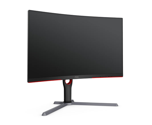 AOC C32G3E Monitor de Juego Curvo sin Marco de 32 Pulgadas, FHD 1920x1080, 1000R Curvado, Panel IPA, 1ms, 165Hz, FreeSync, Altura Ajustable HAS.