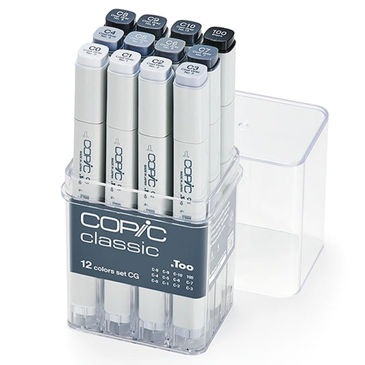 Copic Classic 12 Color Set CG Cool Gray