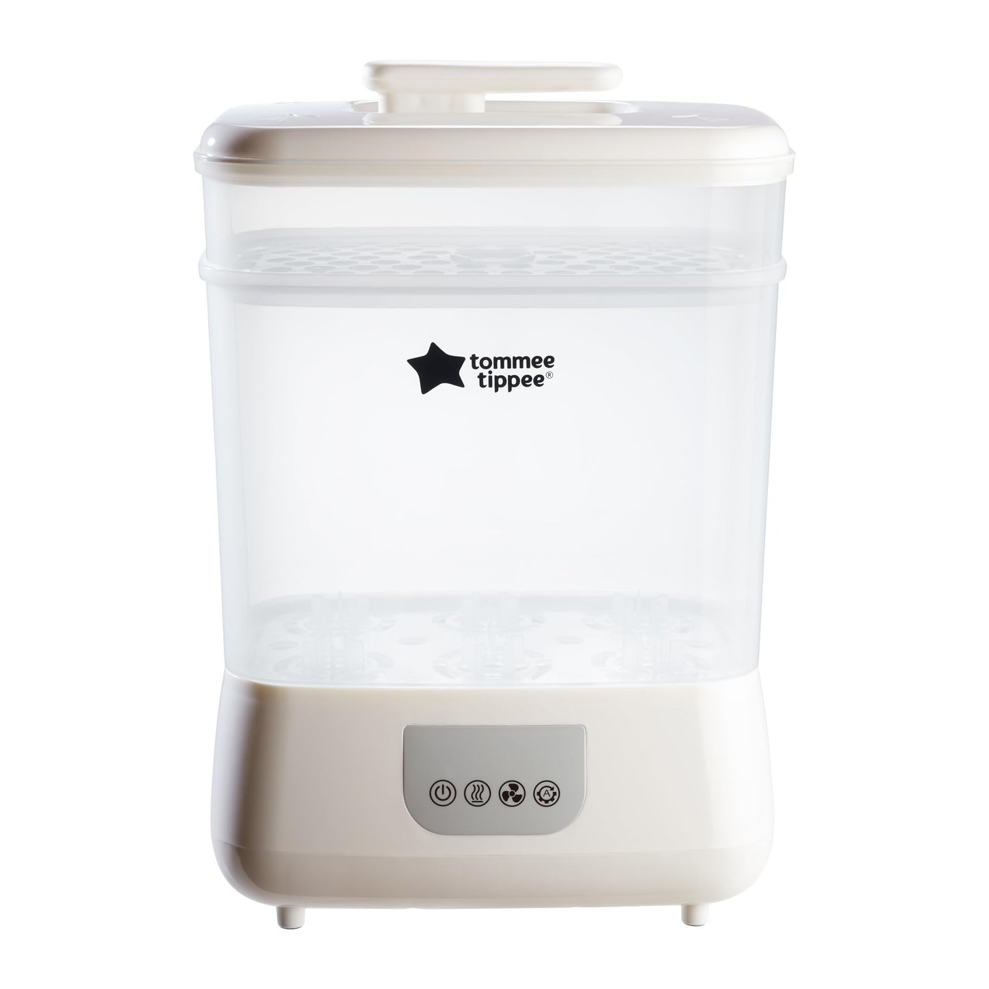 Esterilizador Eléctrico de Vapor Tommee Tippee Blanco con Secador para Biberones y Accesorios de Bebé