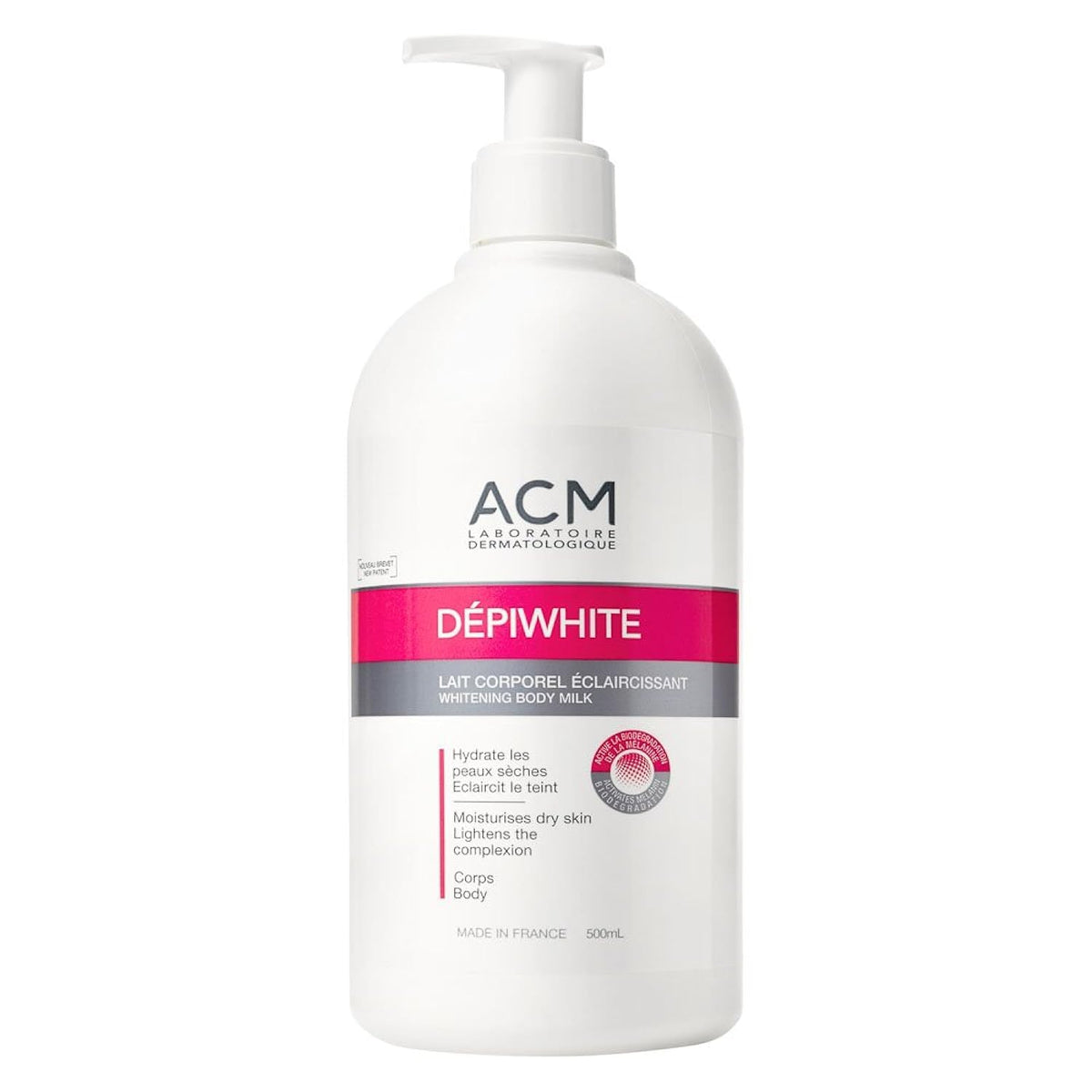Acm Depiwhite Leche Corporal Despigmentante de 500 Ml, Hidratante