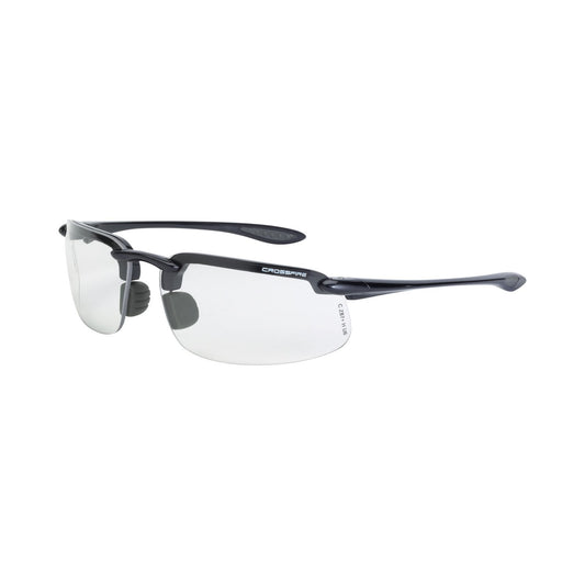 Crossfire - Gafas de seguridad transparentes 2164, resistentes a los arañazos, sin marco