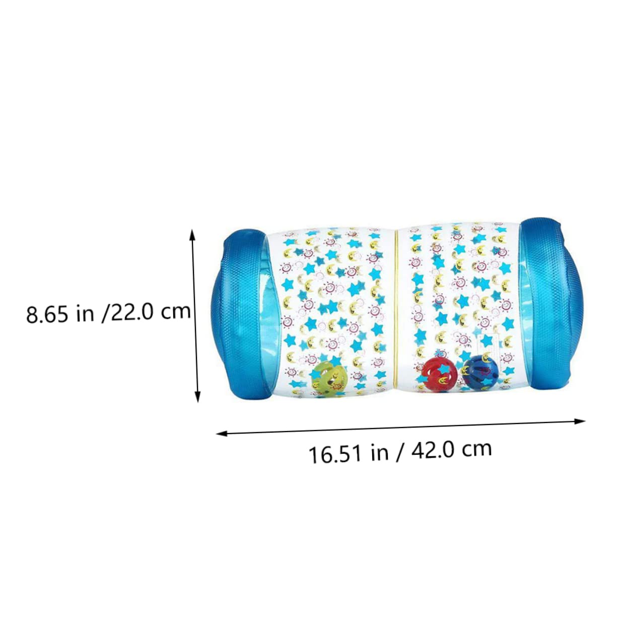 Hohopeti Juguete Inflable De Gateo Rodillo De Gateo Juguete para Ejercitar Músculos