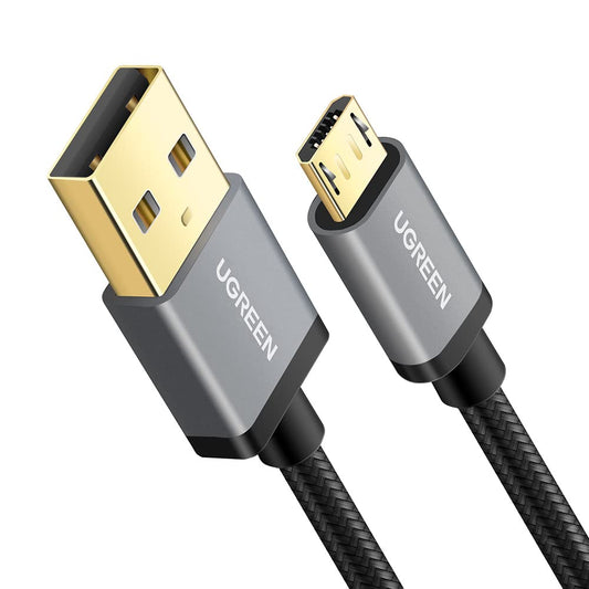 Cable Micro a USB de Carga Rápida UGREEN 3M Nylon Trenzado QC3.0/2.0