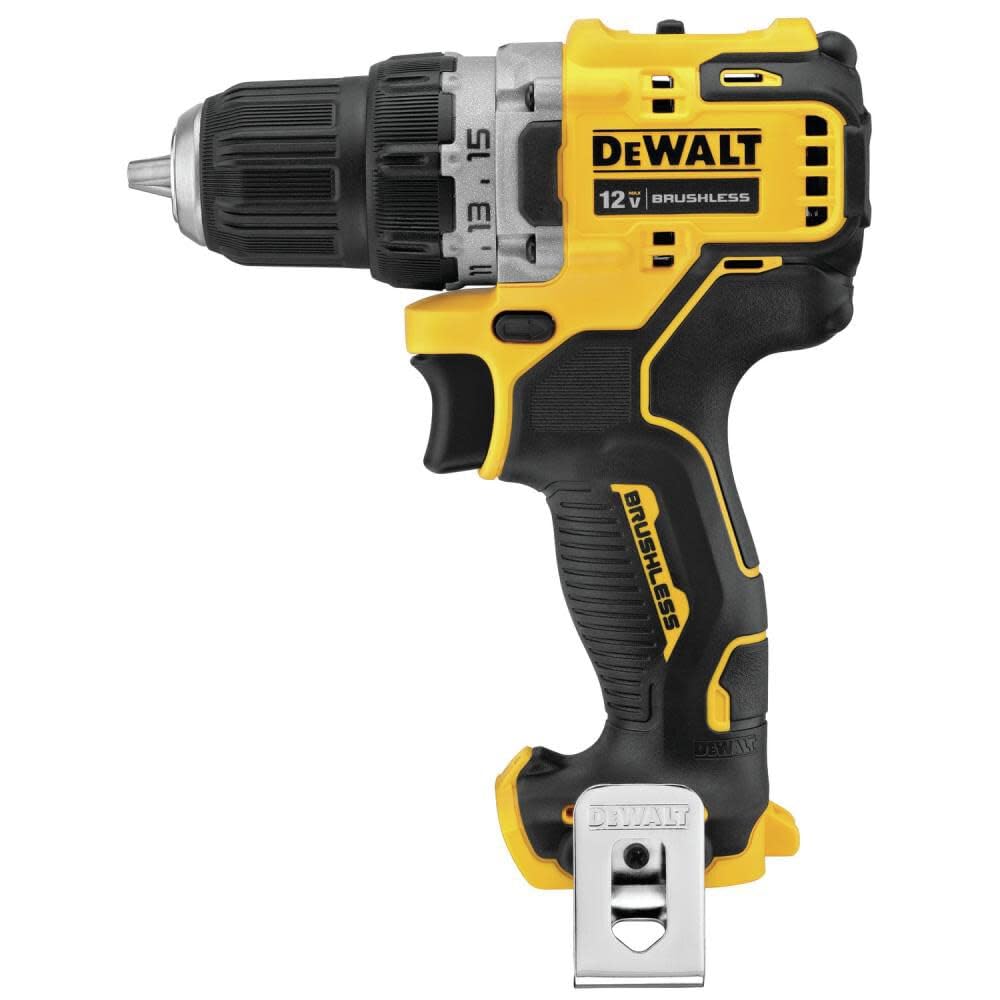 DEWALT Xtreme 12V MAX* Taladro inalámbrico, 3/8 pulgadas, solo herramienta (DCD701B)
