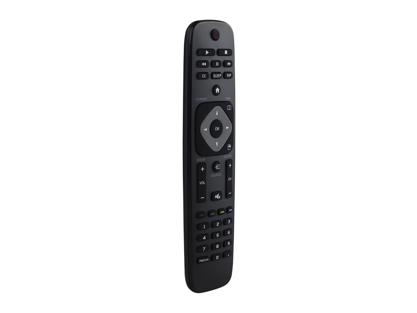 Control Remoto Compatible con Philips Smart TV Pantalla Directo SF308 URMT39JHG001 24PFL4508, 24PFL4508/F7, 29PFL4508, 29PFL4508/F7, 32PFL4508, 32PFL4508/F7, 39PFL2708, 39PFL2708/F7, 40PFL1708