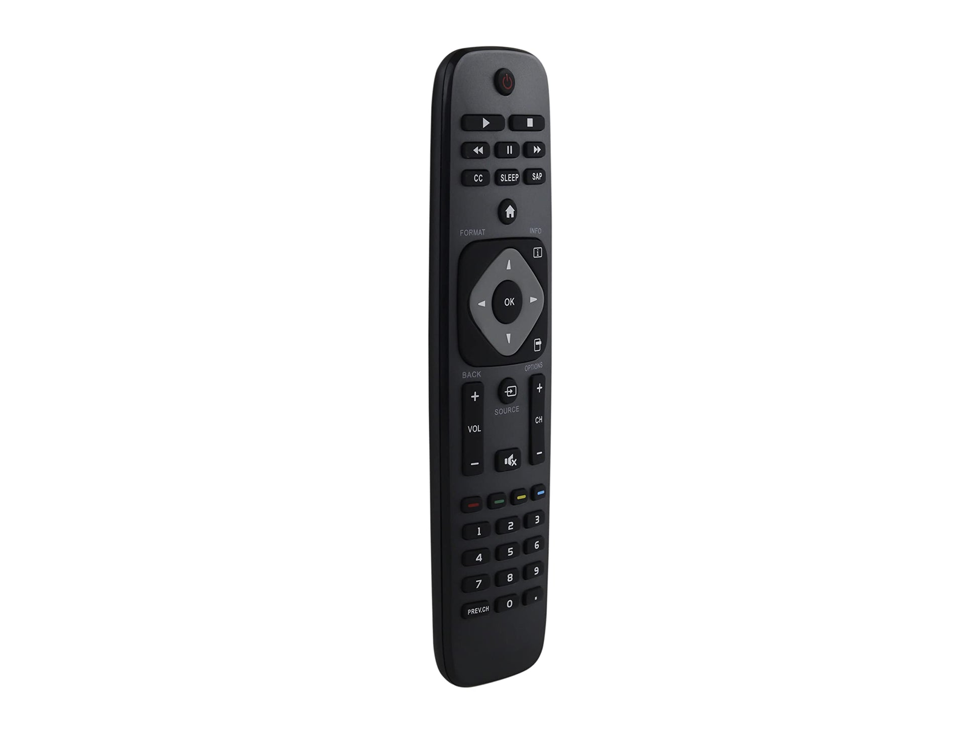 Control Remoto Compatible con Philips Smart TV Pantalla Directo SF308 URMT39JHG001 24PFL4508, 24PFL4508/F7, 29PFL4508, 29PFL4508/F7, 32PFL4508, 32PFL4508/F7, 39PFL2708, 39PFL2708/F7, 40PFL1708