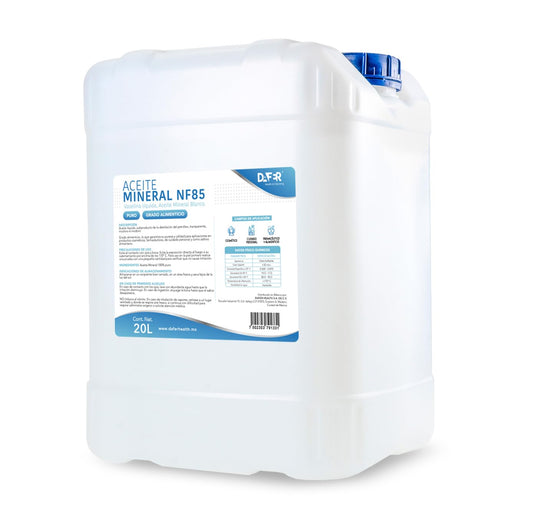 Vaselina Líquida 85 NF USP de 20 Litros - Uso Profesional y Limpieza - Dafer Health & Cleaning