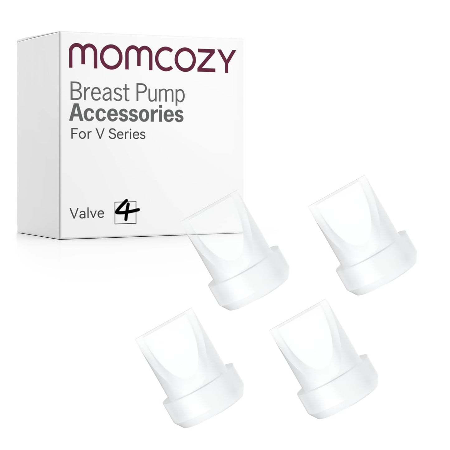 Momcozy Válvulas de Pico de Pato Originales, Solo Compatibles con V1/V1 Pro/V2/V2 Pro, 4 Piezas