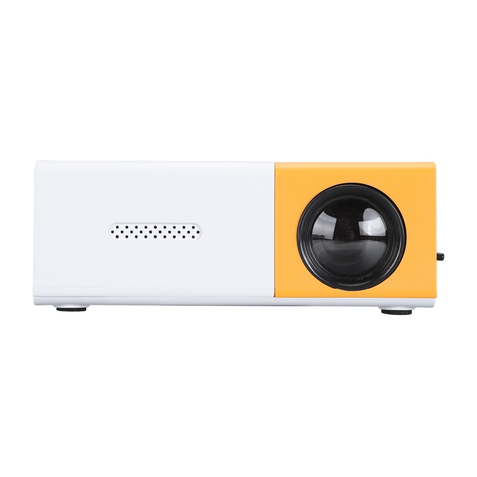 Mini Proyector Yoidesu Full HD 1080P Portátil Blanco con Múltiples Puertos y Altavoz HiFi de Bajo Ruido para Cine en Casa y Niños