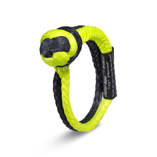 Bubba Rope Gator-Jaw Pro - Grillete sintético de 7/16 Pulgadas - Grillete de Remolque de vehículo de Alta Resistencia: 50 Libras Capacidad: Amarillo