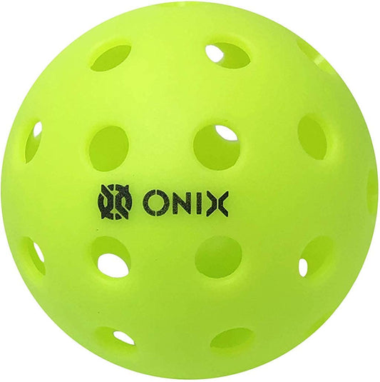 Bolas de Pickleball Onix Verde Neón con Diseño Optimizado para Exteriores (Paquete de 8)