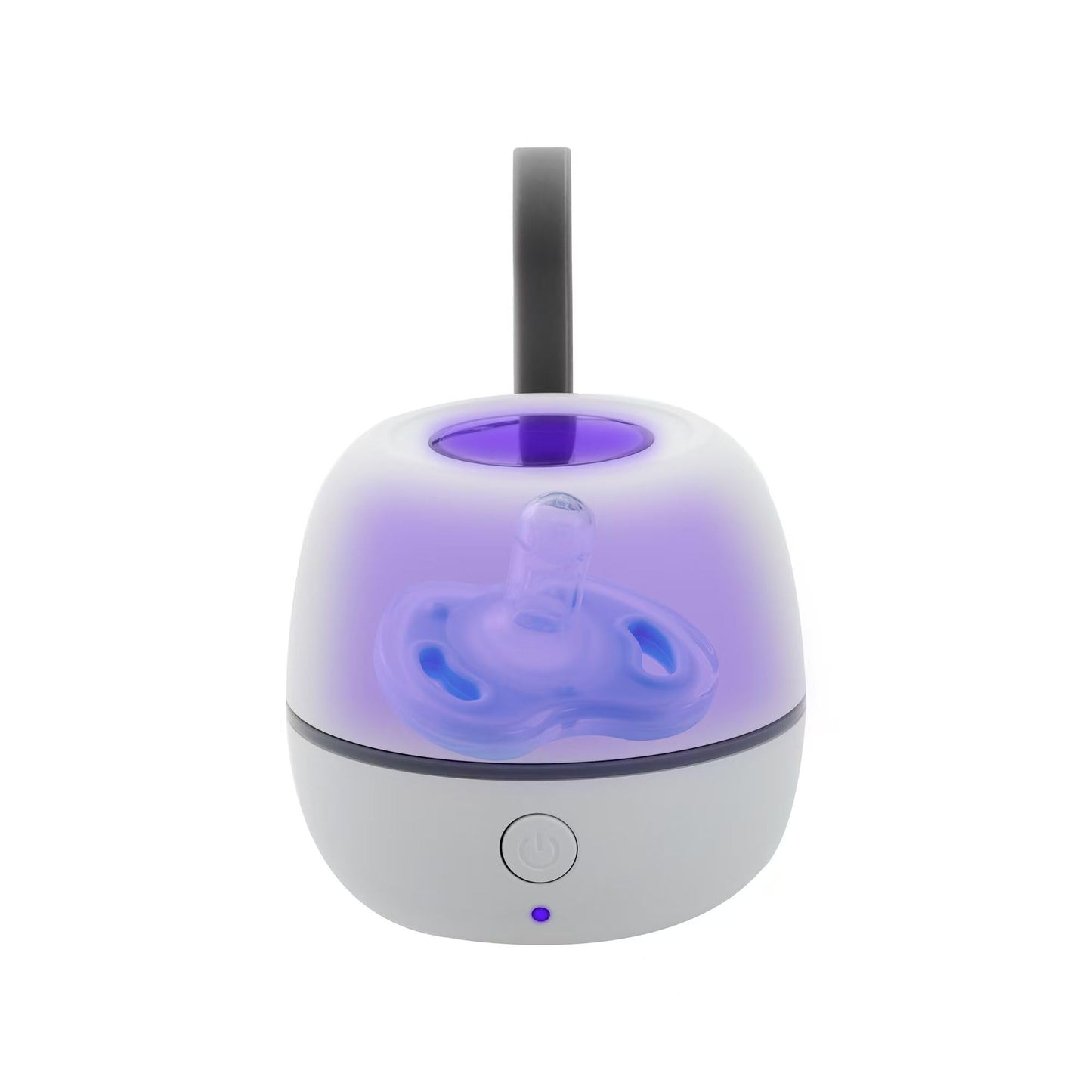Funda para chupete UV portátil On The Go con limpiador UV – Diseño compacto para el hogar y los viajes, fácil de mantener los artículos del bebé limpios